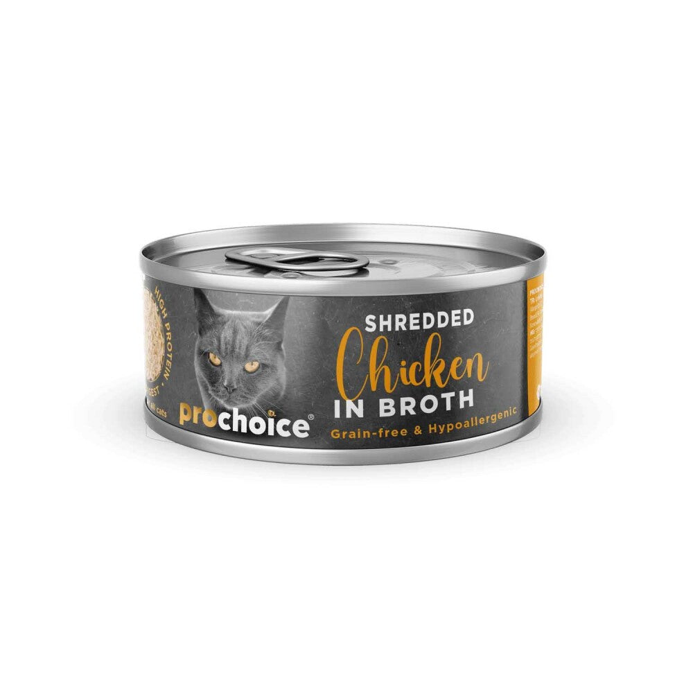 Prochoice Özel Sos İçerisinde Tiftiklenmiş Taze Tavuk Eti Yetişkin Kedi Konservesi 70 GR | SRC: Barcode: 8681465608806